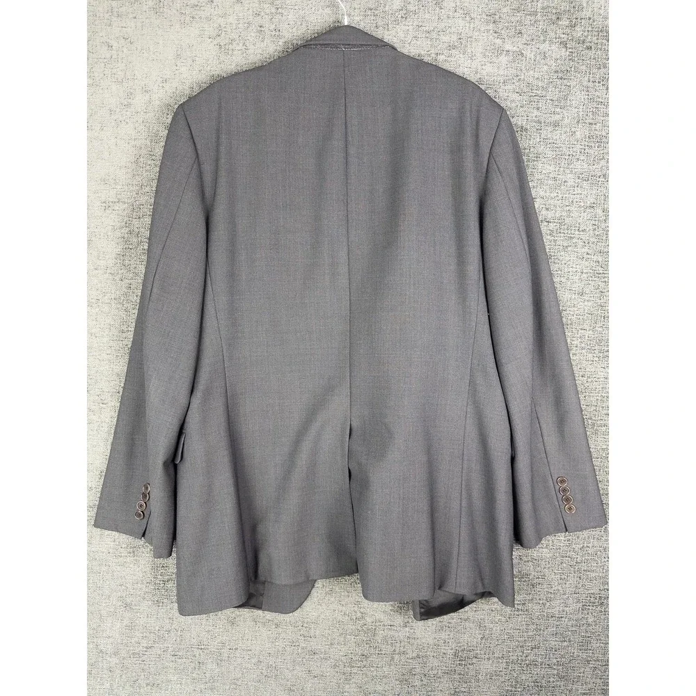 Brooks Brothers 346 Blazer Mens 41L Gray 2 Button Stretch‎ Business Academia